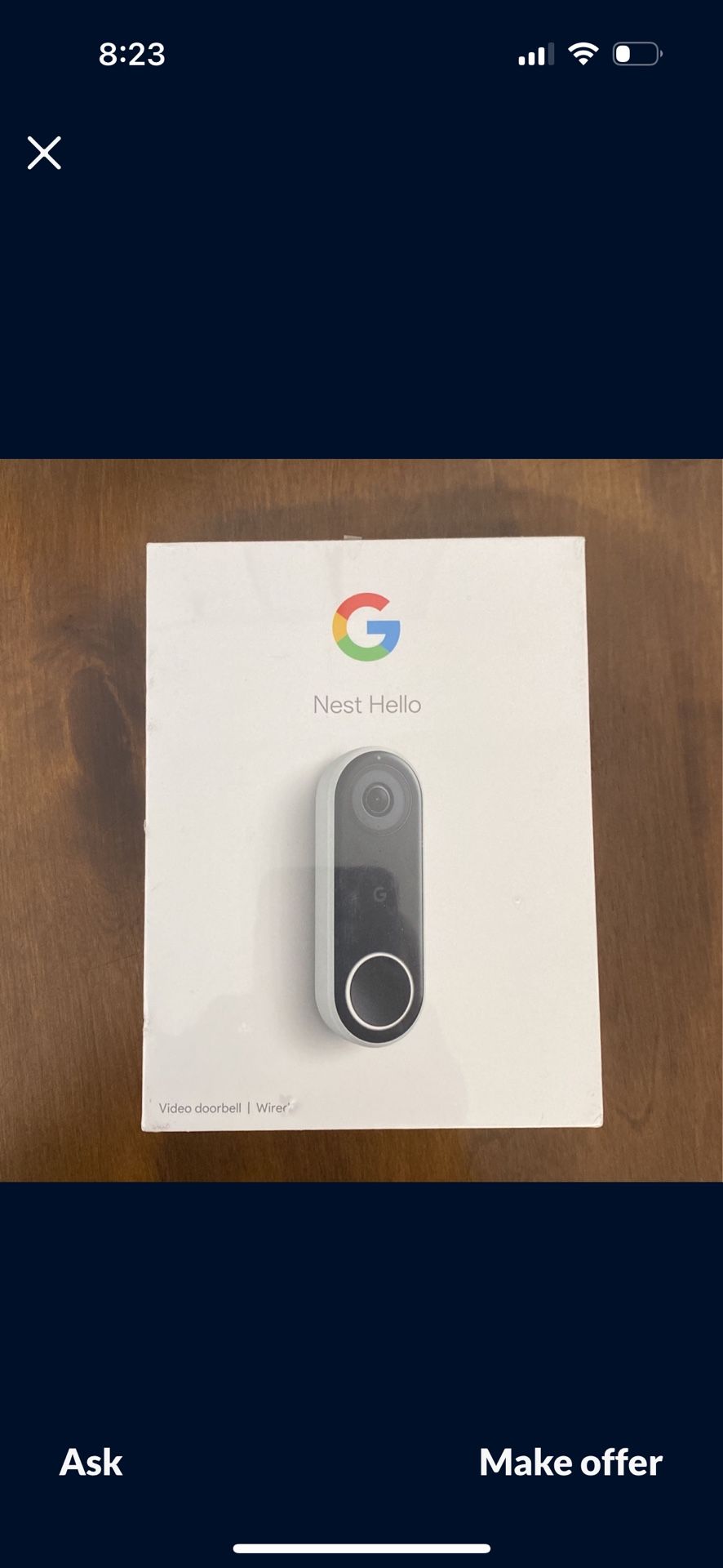 Nest Video Doorbell/wired