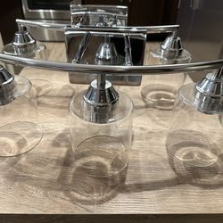 Set of 3 Chromes Vanity lights