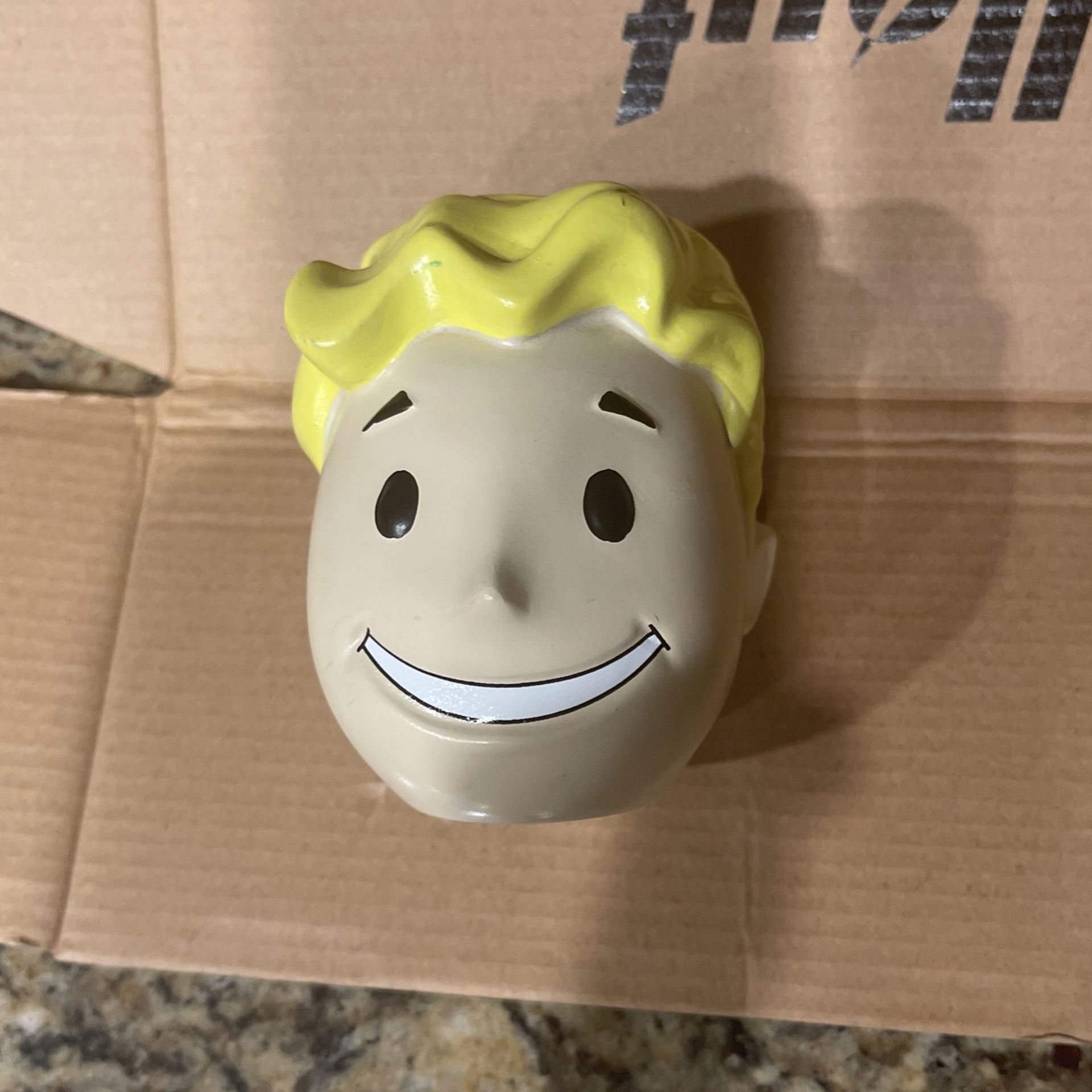 Fallout Vault Boy Head Small Pot