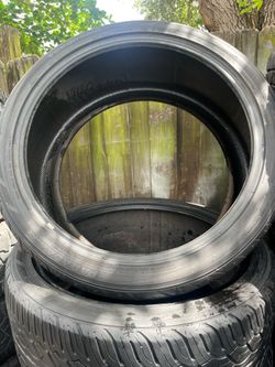Set of 4 used tires 315 35 24 Yokohama