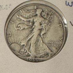 1935-D Walking Liberty Half Dollar