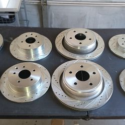 Drilled And Slotted Rotors For Honda..Acura..Nissan