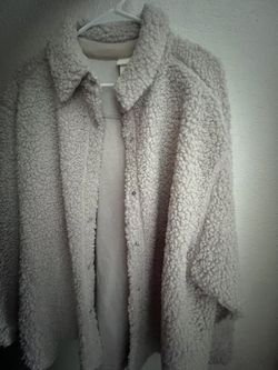 H&M Oversized Teddy Shacket( Women’s )