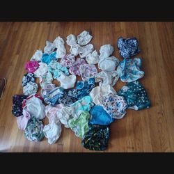 Cloth diapers  with inserts