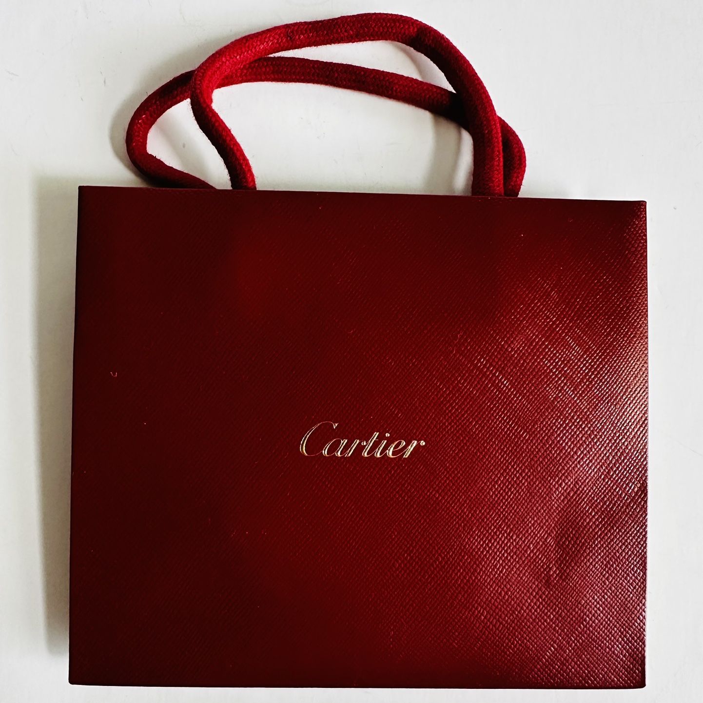 Authentic Cartier Red Shopping Gift Paper Bag Brand New for Sale in  Westminster, CO - OfferUp