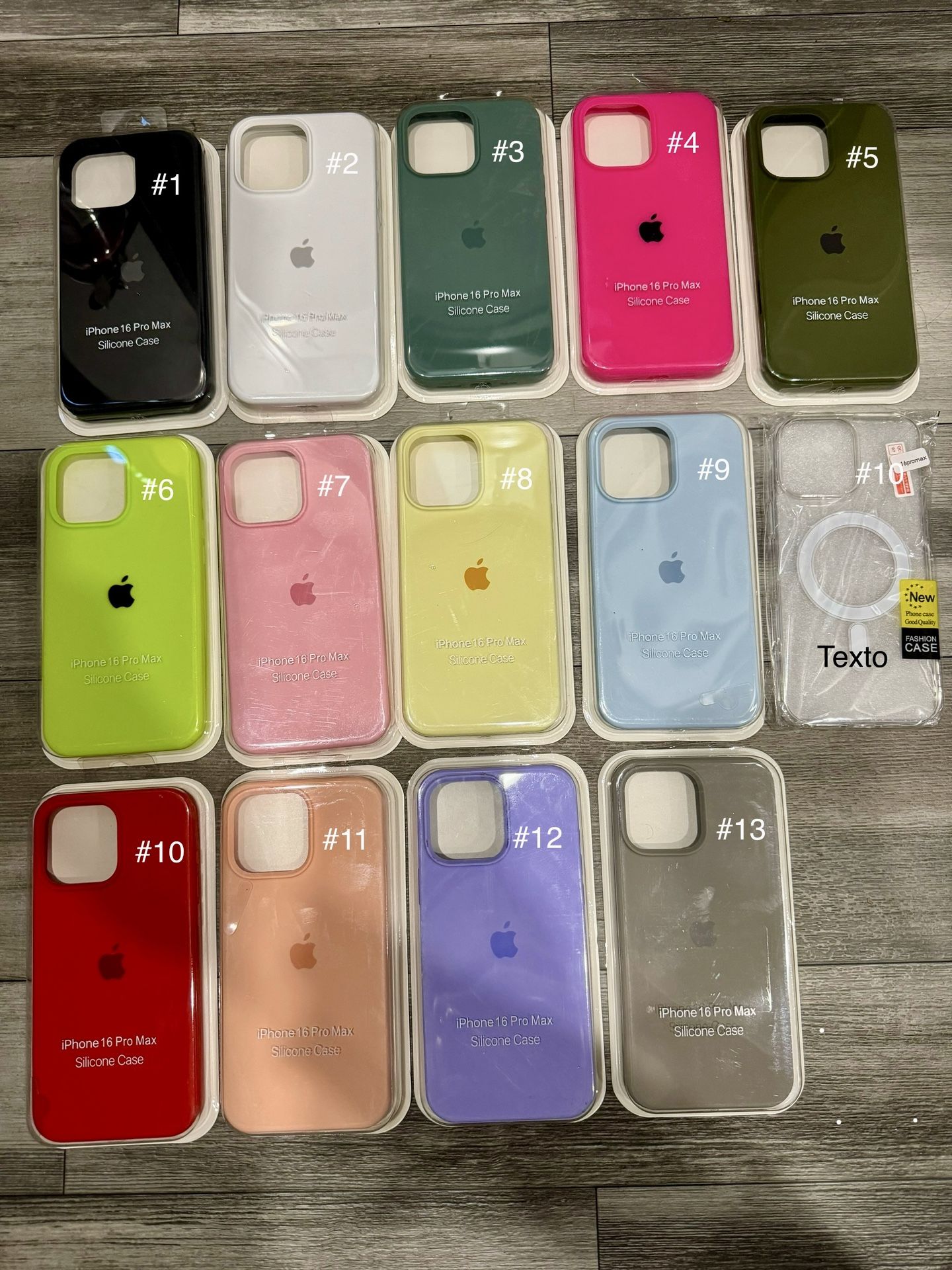 iPhone Silicone Case / Funda Series 16 15 14 13 12 11 X