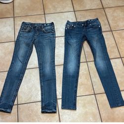 6 jeans name brand size 25 (7 for all mankind miss me and rag n bone )