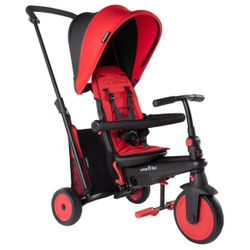 Tricycle With Stroller For 1-3 Yrs Red Color