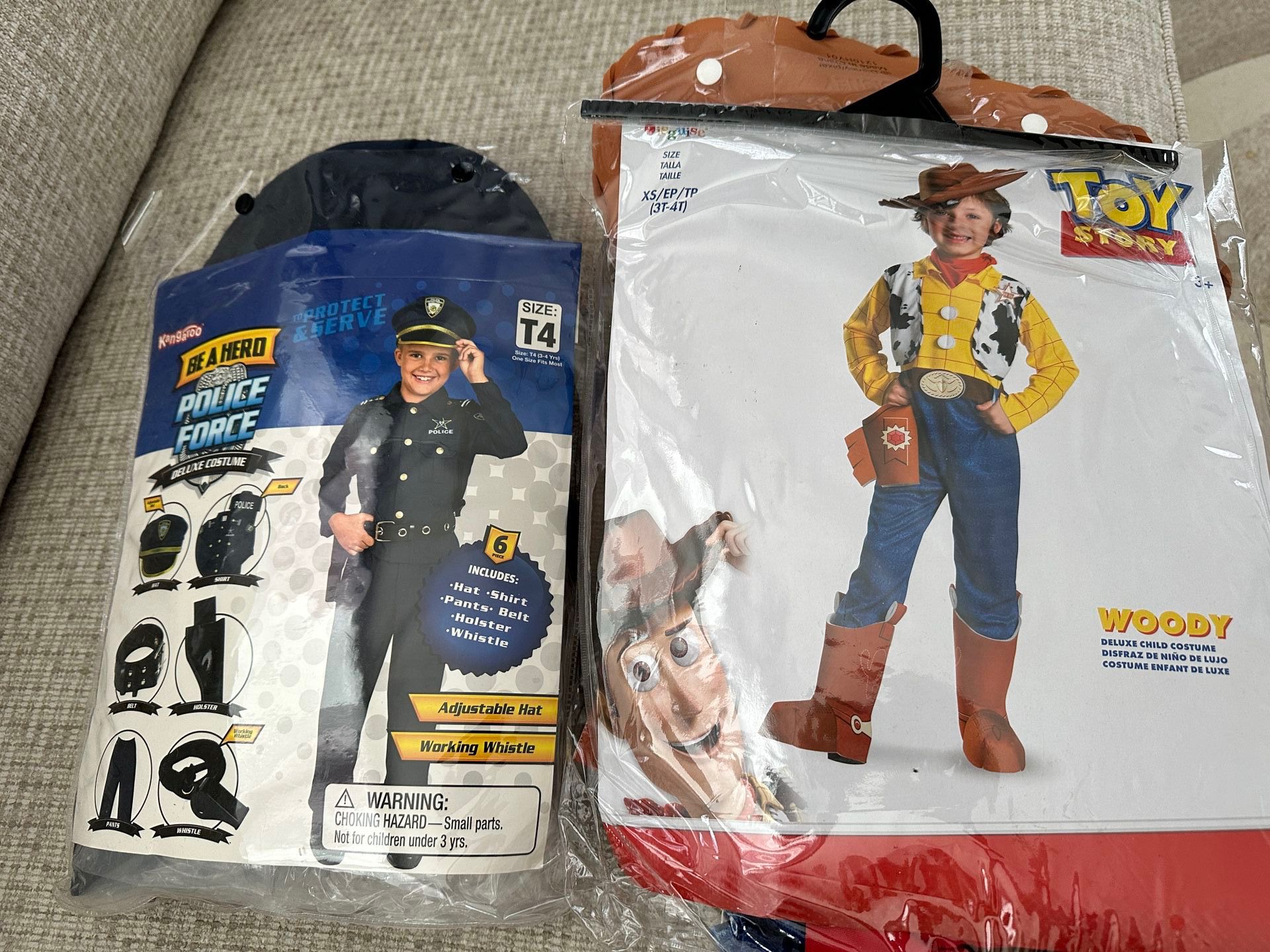 2 For 1 Price! Halloween Costumes Size 3-4years Old