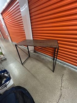 Industrial Wood and Metal Desk
