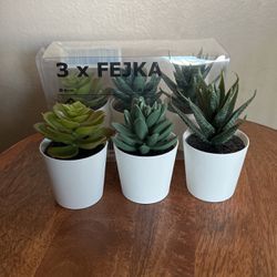 IKEA * Mini Succulent Fake Potted Plants 