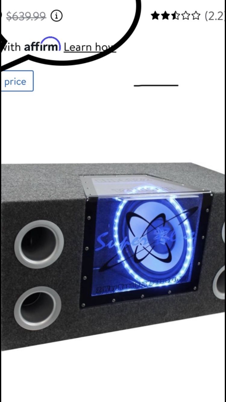 pyramid super blue edition Subwoofer 12s