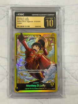 One Piece Monkey D. Luffy ST29-001 CGC Pristine 10