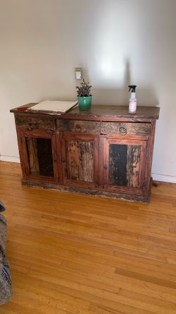 Tv Console Real Wood Heavy