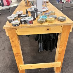 Custom Wooden display table