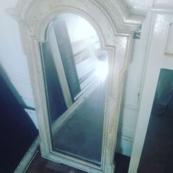 Lg antique Mirrors With Crackle Finish And Walnut Glaze Nn Nice Set