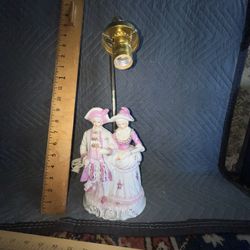Vintage Porcelain Figural Lamp