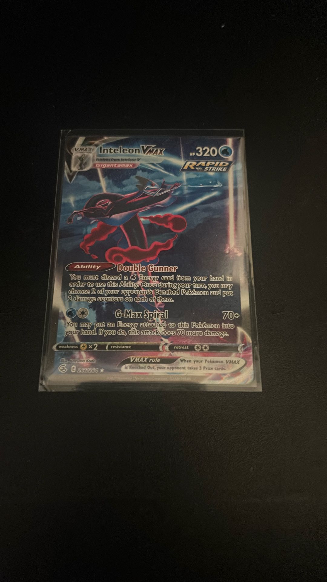Inteleon VMAX (Alternate Art) - SWSH - Fusion Strike