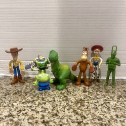 Disney Pixar Toy Story Group Of Figures 2-4” Tall