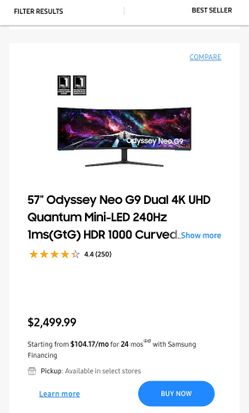 Samsung Odyssey 57” Neo G9 4K Monitor BRAND NEW