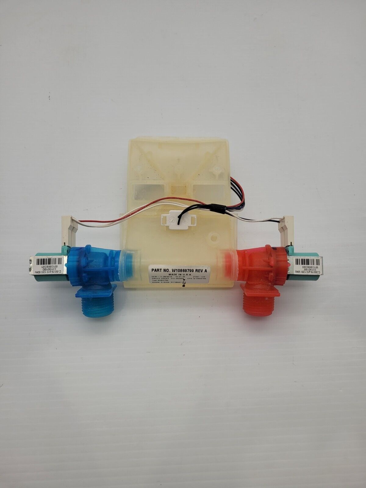 USED Genuine Kenmore Washer water valve Part #W10869799 / WPL-W11210459