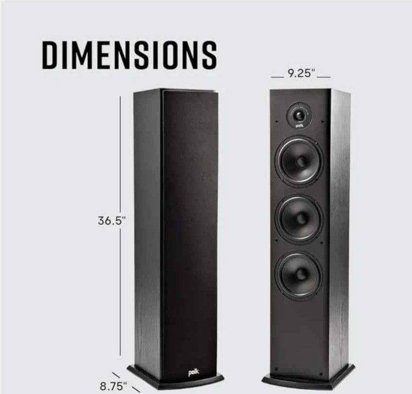 Polk Audio T50 TOWER SPEAKER OBO