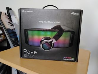 Hypergear Rave Wireless Headphones And Speaker