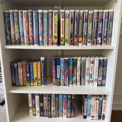 62 VHS Children’s Movies