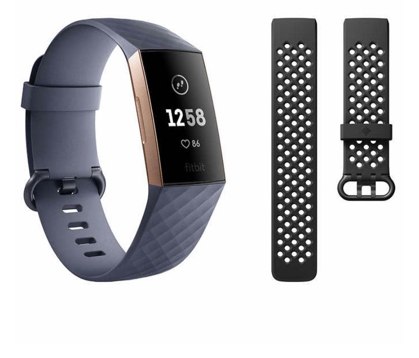 Fitbit Charge 3 Rose Gold With Bonus Band