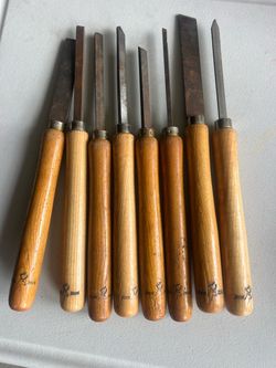 Buck Bros Wood Turning Chisel Set – 8 Pieces