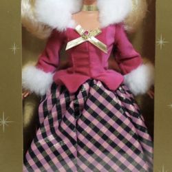 1996 - Barbie Winter Rhapsody Collectors Blonde Doll Avon Special Edition NRFB