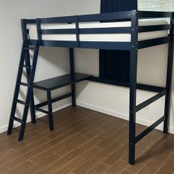 Kids Bed With Desk
