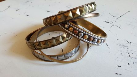 Bangle Bracelets & Earrings