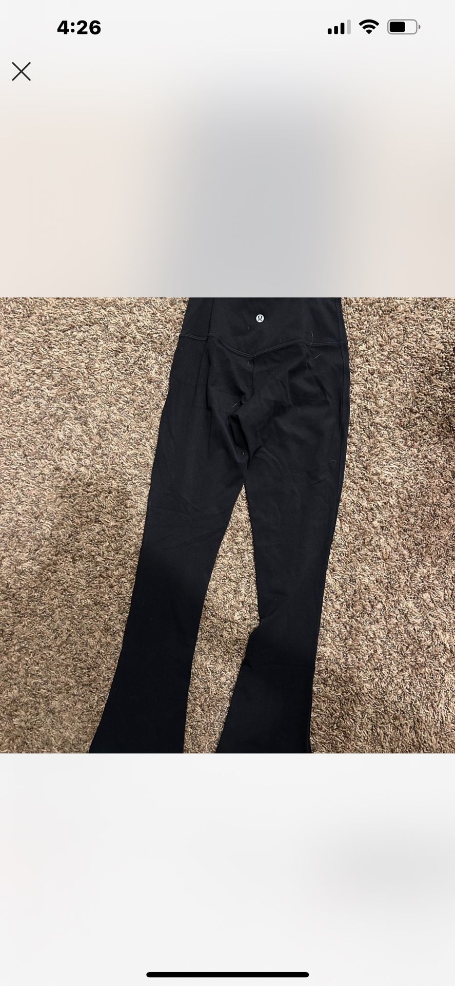 Women Lululemon Flare Pants Size:4