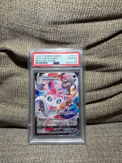 The Pokémon Company Sylveon VMAX TG15/TG30 Brilliant Stars Holo PSA 10
