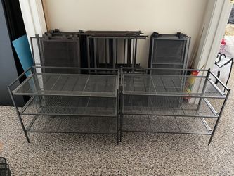 Metal Stackable Shoe Racks