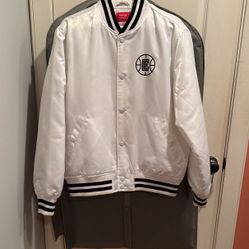 Los Angeles Clippers Mr. Cartoons Collab Bomber Jacket Size Medium Basketball NBA Dunk 