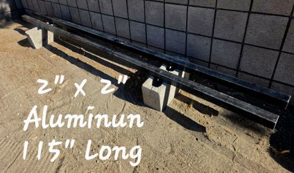 2x2 Aluminum Square Tube 115 Inches Long