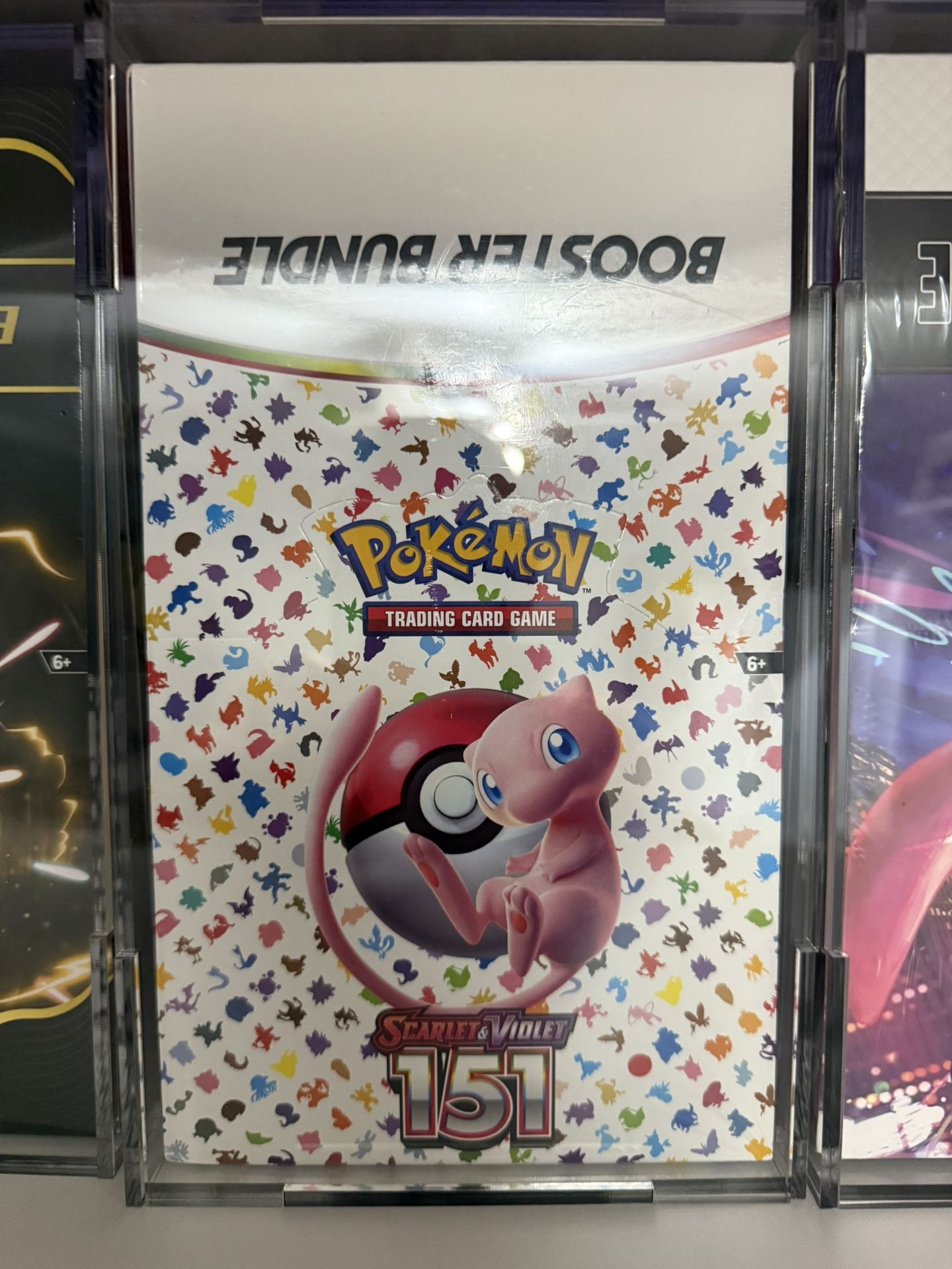 pokemon 151 booster display box Pokémon TCG 151 Booster Bundle Display with Acrylic Case main image 0