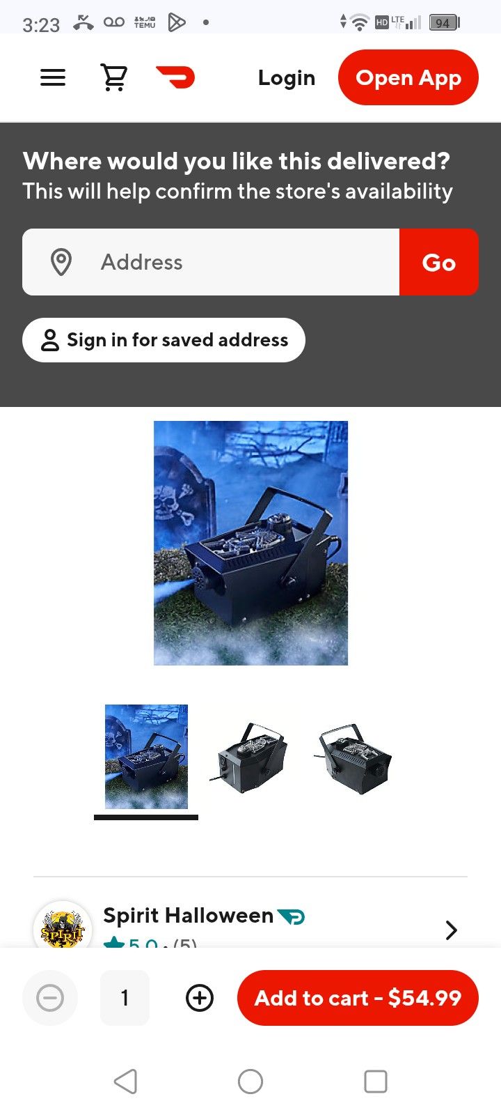 400 Watt Fog Machine Brand New Everything Included