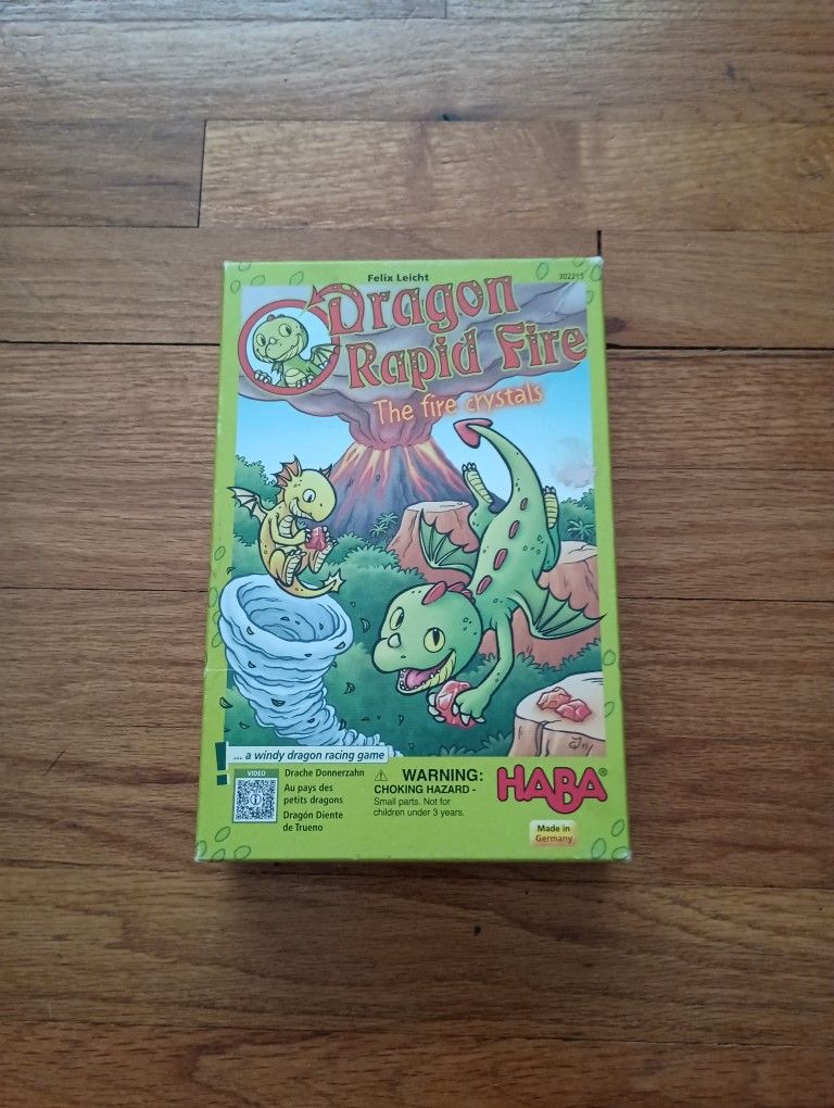 EUC Haba Rapid Dragon Fire Kids Boardgame Game Toy
