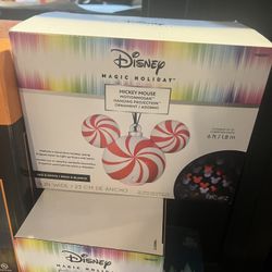 DISNEY Magic Holiday Mosaic Mickey Mouse Hanging Projection Motion Light LED