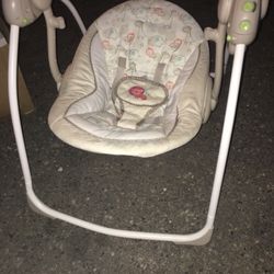 Battery operated baby swing $25 firm