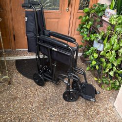 Steel Wheelchair Or Transport Chair