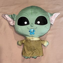 Disney Doorables puffables Star Wars Mandalorian Grogu w. Frog