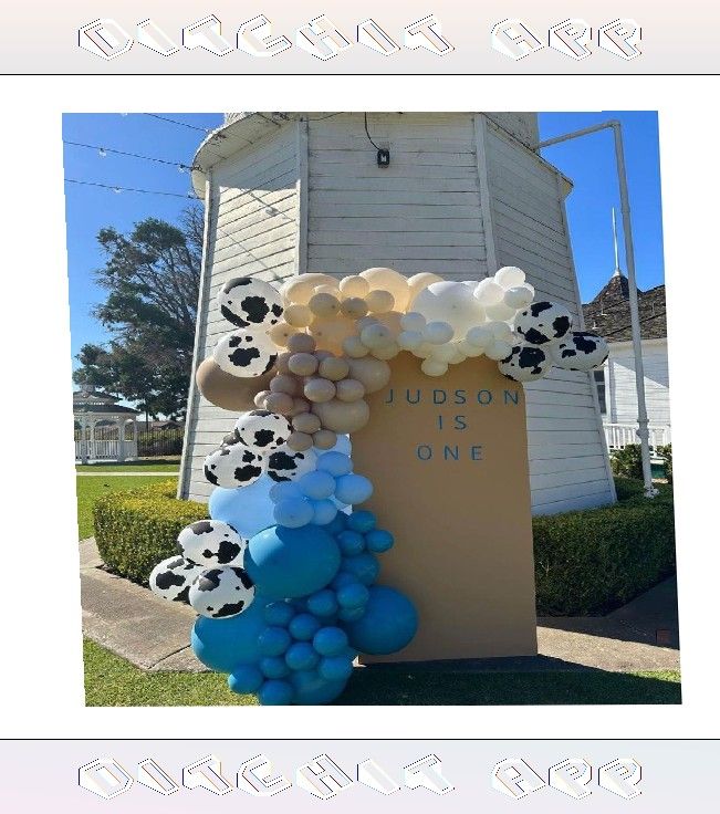 Brighten Parties with Colorful Birthday Balloon Displays network card