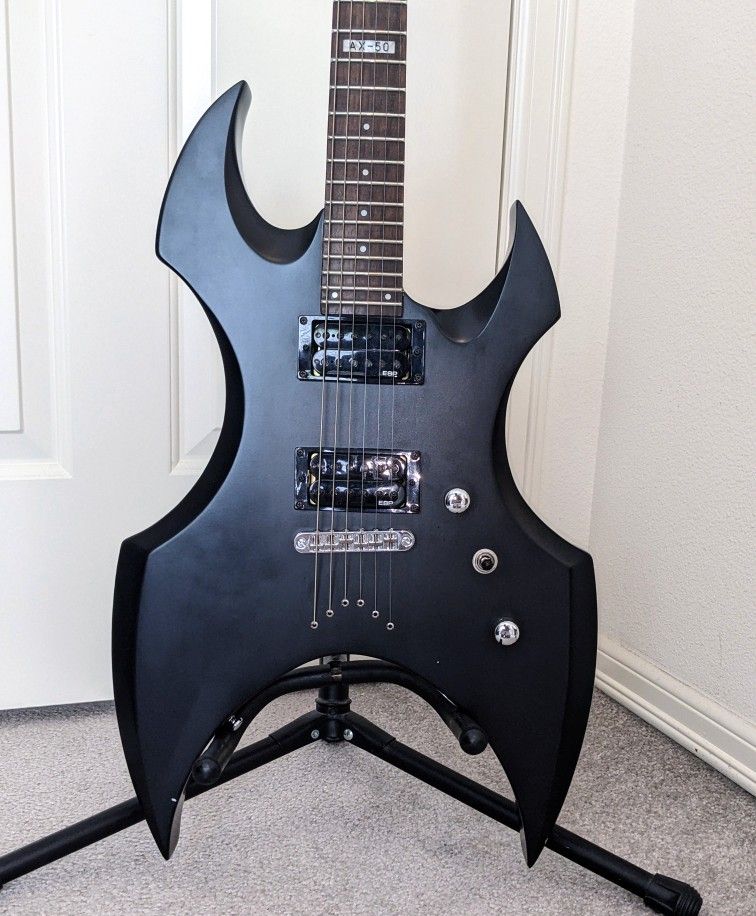ESP LTD Matte Black Electric Guitar AX50