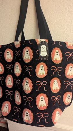 Ghost Tapestry Tote Bag