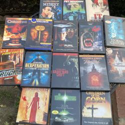 Stephen King’s DVD Collection Of
