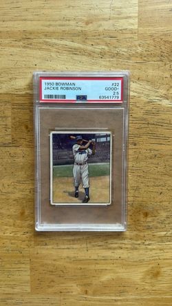 1950 Bowman Jackie Robinson PSA 2.5 (Good +)